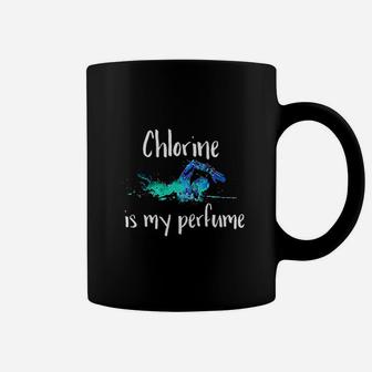 Chlorine Is My Perfume Swim Funny Swimmer Coffee Mug | Crazezy