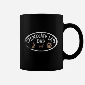 Chocolate Lab Dad Coffee Mug | Crazezy