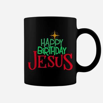 Christian Christmas Happy Birthday Jesus Women Men Kids Gift Coffee Mug | Crazezy