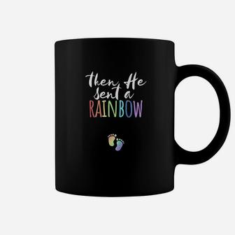 Christian Then He Sent A Rainbow Gift From God Coffee Mug | Crazezy