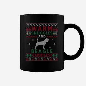 Christmas Beagle Dog Ugly Sweater Style Sweatshirt Coffee Mug | Crazezy AU