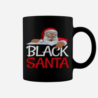 Christmas Black Lives Matter Santa African American Design Coffee Mug | Crazezy