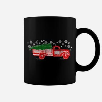 Christmas Classic Vintage Truck Snow Design Sweatshirt Coffee Mug | Crazezy