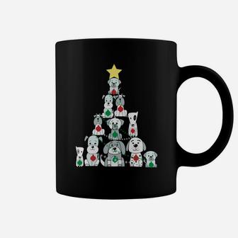 Christmas Day Dog , Funny Cute Xmas Tree Coffee Mug | Crazezy
