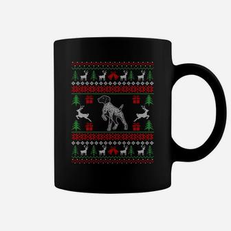 Christmas Gifts German Shorthaired Pointer Ugly Christmas Sweatshirt Coffee Mug | Crazezy