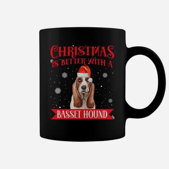Christmas Is Better With A Basset Hound - Dog Lovers Coffee Mug | Crazezy DE