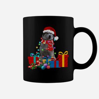 Christmas Lights Siberian Husky Dog Puppy Xmas Pajama Coffee Mug | Crazezy UK