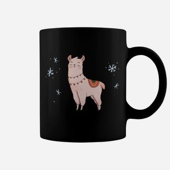 Christmas Llama Funny Cute Animal Alpaca Family Pajama Gift Sweatshirt Coffee Mug | Crazezy