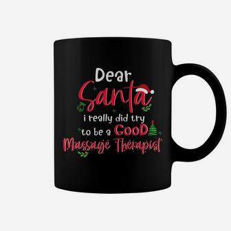 Christmas Massage Therapist Santa Therapy Holiday Gift Coffee Mug | Crazezy AU