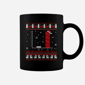 Christmas Math Bar Graph Ugly Christmas Sweater Sweatshirt Coffee Mug | Crazezy CA