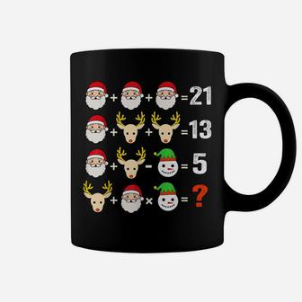 Christmas Math Teacher Shirt Women Men Funny Christmas Kids Coffee Mug | Crazezy