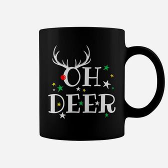 Christmas Oh Deer Funny Pun Parody Design Coffee Mug | Crazezy AU