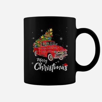 Christmas Red Truck Xmas Tree Vintage Gifts Merry Christmas Coffee Mug | Crazezy UK