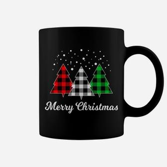 Christmas Santa Tree Xmas Christmas July Holiday Plaid Funny Coffee Mug | Crazezy