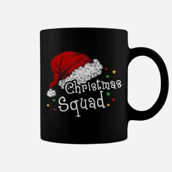 Christmas Squad Funny Santa Hat Family Matching Pajamas Boys Coffee Mug | Crazezy