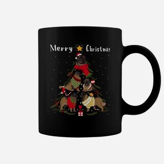 Christmas Tree Leonberger Lover Xmas Dog Owner Coffee Mug | Crazezy