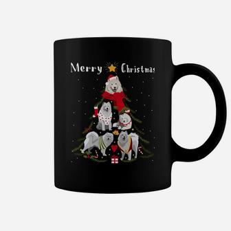 Christmas Tree Samoyed Lover Xmas Dog Owner New Year Sweatshirt Coffee Mug | Crazezy UK