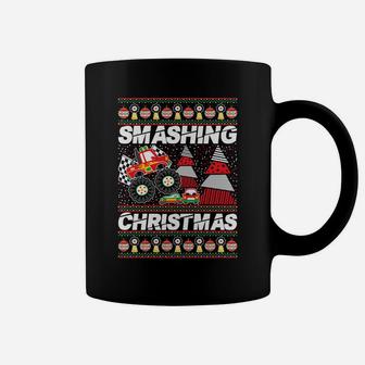 Christmas Truck Shirt Funny Monster Truck Boys Gift Sweatshirt Coffee Mug | Crazezy CA