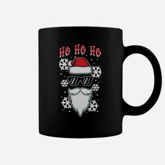 Christmas Xmas Ho Ho Ho Santa Snowflake Family Apparel Coffee Mug | Crazezy