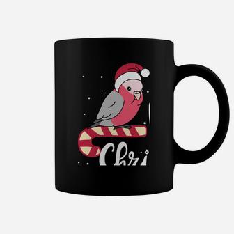 Chubby Galah Cockatoo Merry Christmas Kawaii Parrot Sweatshirt Coffee Mug | Crazezy