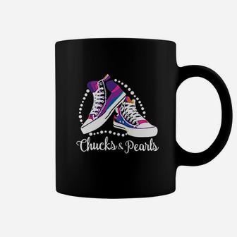 Chucks And Pearls Coffee Mug | Crazezy
