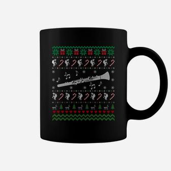 Clarinet Ugly Christmas Sweater Gift For Trumpet Lovers Sweatshirt Coffee Mug | Crazezy CA