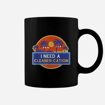 Cleaner Cation Funny Cleaning Lady Gift Housekeeping Fun Coffee Mug | Crazezy UK