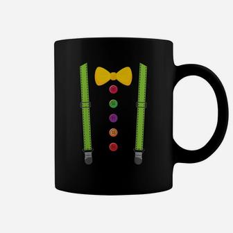 Clown Suspenders Circus Carnival Birthday Costume Coffee Mug | Crazezy