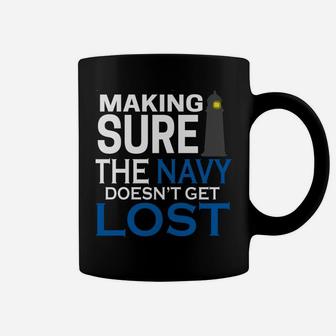 Coast Guard Making Sure Navy Doesn't Get Lost Men Kids Gifts Coffee Mug | Crazezy