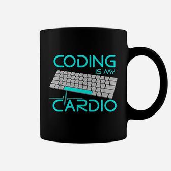 Coding Is My Cardio Coffee Mug | Crazezy DE
