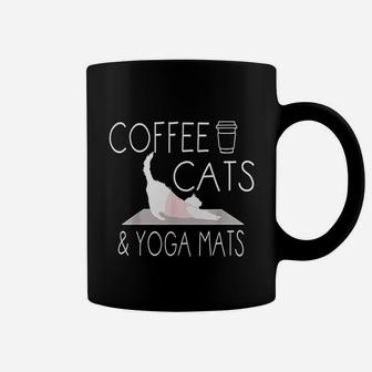 Coffee Cats Yoga Mats Coffee Mug | Crazezy DE