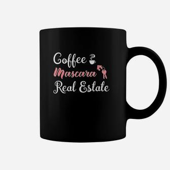 Coffee Mascara Real Estate Agent Girl Realtor Gift For Women Coffee Mug | Crazezy DE