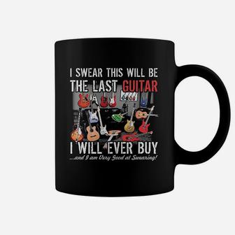 Collections Etc I Swear This Will Be The Last Guitar Funny Coffee Mug | Crazezy CA