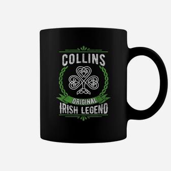 Collins Name Shirt Irish Legend St Patricks Day Coffee Mug | Crazezy