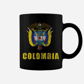 Colombia Gifts Soccer Cup Columbian Jersey Blue Coffee Mug | Crazezy
