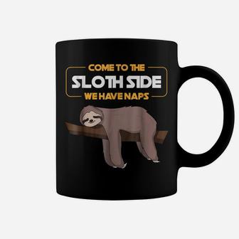 Come To The Sloth Side - Funny Sloth Pun Coffee Mug | Crazezy