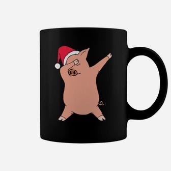 Cool And Funny Dancing Xmas Pig Coffee Mug - Monsterry DE
