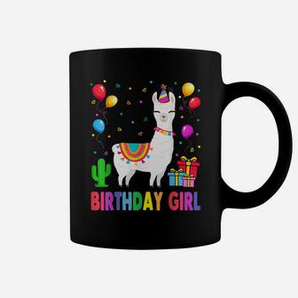 Cool Cute Alpaca Llama Cactus Girls Birthday Party Animal Coffee Mug | Crazezy