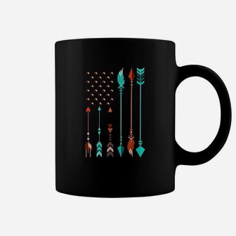 Cool Native American Flag Pride Usa Funny Patriotic Us Gift Coffee Mug | Crazezy