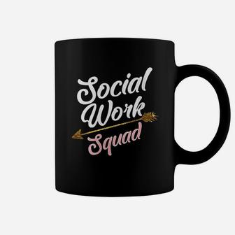 Cool Social Work Squad Funny Humanitarian Team Worker Gift Coffee Mug | Crazezy
