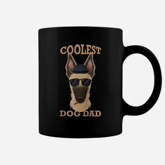 Coolest Dog Dad I Malinois Dad I Malinois Raglan Baseball Tee Coffee Mug | Crazezy
