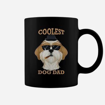 Coolest Dog Dad I Shih Tzu Dad I Shih Tzu Coffee Mug | Crazezy