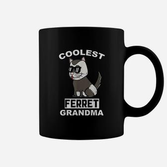Coolest Ferret Grandma Pet Grandmother Coffee Mug | Crazezy