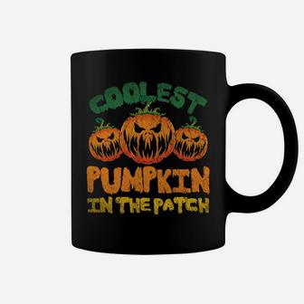 Coolest Pumpkin In The Patch Jack O Lantern Funny Pumpkin Coffee Mug | Crazezy