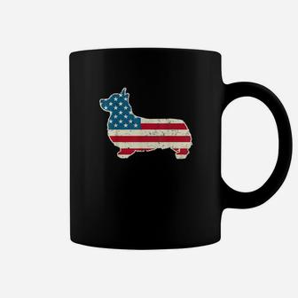 Corgi 4Th Of July Dog Usa American Flag Coffee Mug - Monsterry DE
