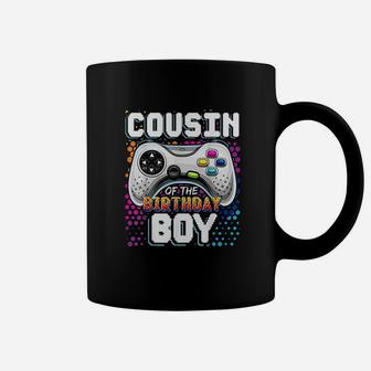 Cousin Of The Birthday Boy Matching Video Game Birthday Gift Coffee Mug | Crazezy CA