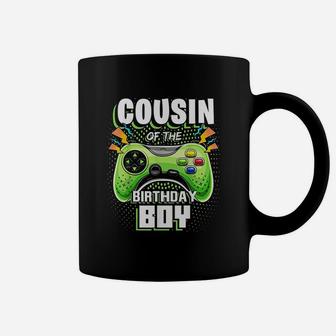 Cousin Of The Birthday Boy Matching Video Gamer Party Coffee Mug | Crazezy