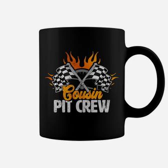 Cousin Pit Crew Race Car Birthday Party Racing Family Coffee Mug | Crazezy AU