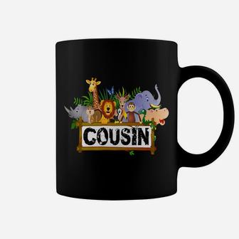 Cousin Safari Zoo Birthday Shirt Family Costume Party Theme Coffee Mug | Crazezy UK