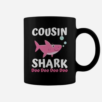 Cousin Shark Doo Doo Shirt Matching Family Shark Shirts Set Coffee Mug | Crazezy